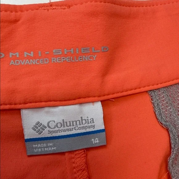 Columbia  Orange Adventure Shorts - Picture 4 of 5
